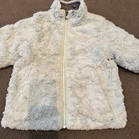 Used North Face Reversible Girls Thin Puffer XS (6) - Picture 3 of 4